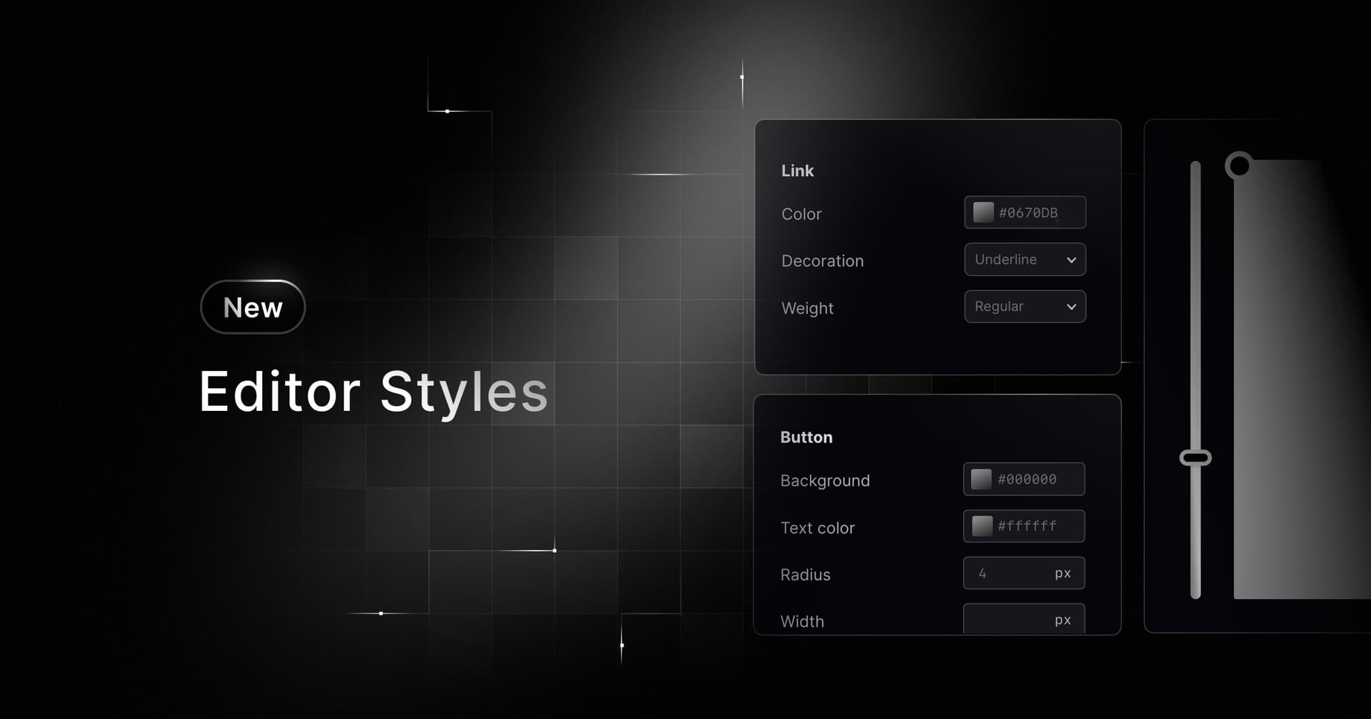 New Editor Styles